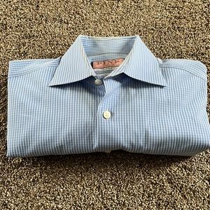 Thomas PINK Men’s Dress Shirt sz 15 / 38cm French Cuff